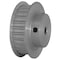 B&B Manufacturing 28XL037-6FA3, Timing Pulley, Aluminum, Clear Anodized,  28XL037-6FA3 - alternate 2